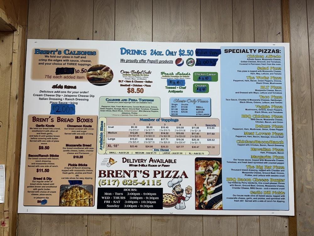Brent's Pizza of Perry Bacon/Ranch Sticks